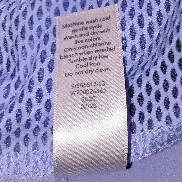 Womens' Athleta Yosemite Tank Top Victorian Periwinkle Light Purple Size Large - Picture 5 of 5
